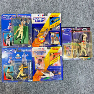 Vintage 90s Starting LineUp MLB Action Figure & Card Juan Felix Bobby Larry Jay